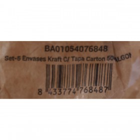 Set di Vassoi Algon carta kraft Con coperchio Monouso (5 Pezzi) (12 Unità)