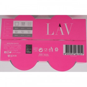 Set di Bicchieri LAV Paris 295 ml 4 Pezzi (12 Unità)