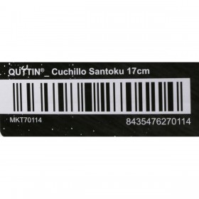 Coltello Santoku Quttin Bull 17 cm (4 Unità)