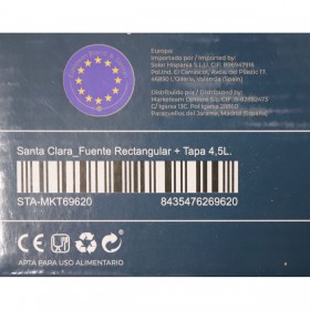 Pirofila da Forno Santa Clara Vetro Borosilicato Rettangolare 33 x 20 x 13 cm (2 Unità)