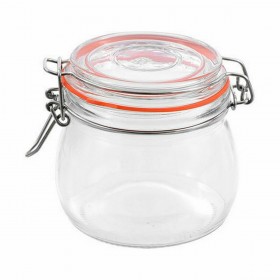 Vaso La Mediterránea Ermetico Vetro 500 ml (12 Unità)