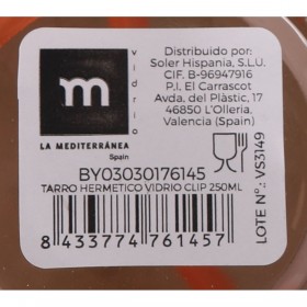 Vaso La Mediterránea Ermetico Vetro 250 ml (24 Unità)