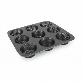 Stampo per Tortini Quttin 32 x 30 x 3,2 cm Perforato 8 Unità