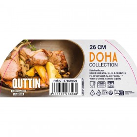 Padella Quttin Doha Alluminio Forgiato 48 x 26 x 6 cm (6 Unità)