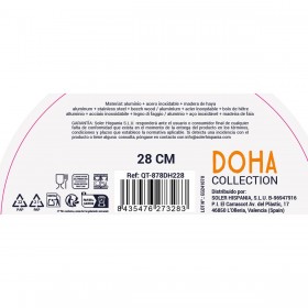Padella Wok Quttin Doha Alluminio Forgiato 50 x 28 x 9 cm (6 Unità)