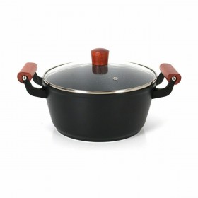 Casseruola con coperchio in vetro Quttin Doha 39 x 28 x 15 cm (4 Unità)