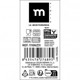 Ciotola per Aperitivi La Mediterránea Everett 14,5 x 14,5 x 6 cm (48 Unità)