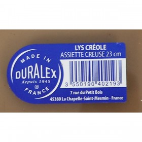 Piatto Fondo Duralex Lys ø 23 x 3,5 cm (24 Unità)