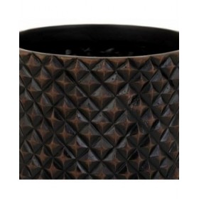 Vaso Alexandra House Living Marrone Poliresina 20 x 20 x 20 cm