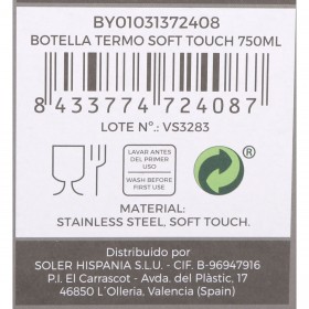 Bottiglia Térmica ThermoSport Soft Touch 750 ml (6 Unità)