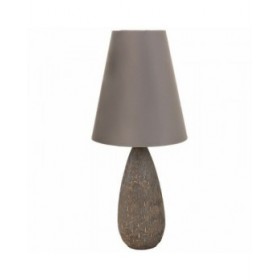 Lampada da tavolo Alexandra House Living Argento Poliresina 220-240 V 18 x 46 x 18 cm
