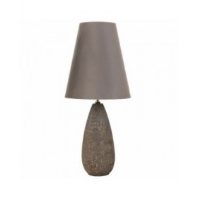 Lampada da tavolo Alexandra House Living Argento Poliresina 220-240 V 18 x 46 x 18 cm