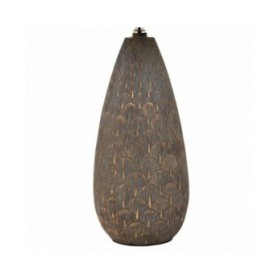 Lampada da tavolo Alexandra House Living Argento Poliresina 220-240 V 18 x 46 x 18 cm