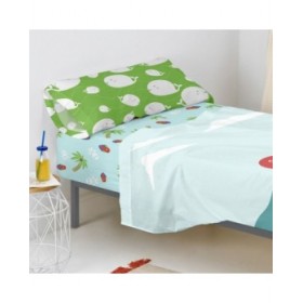 Lenzuolo con angoli HappyFriday HAPPYNOIS Multicolore 105 x 200 x 32 cm