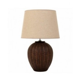 Lampada da tavolo Alexandra House Living Marrone Poliresina 220-240 V 27 x 40 x 27 cm