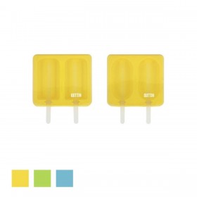 Stampo per Gelati Quttin Doppia Silicone 11,5 x 13,3 x 3 cm (24 Unità)
