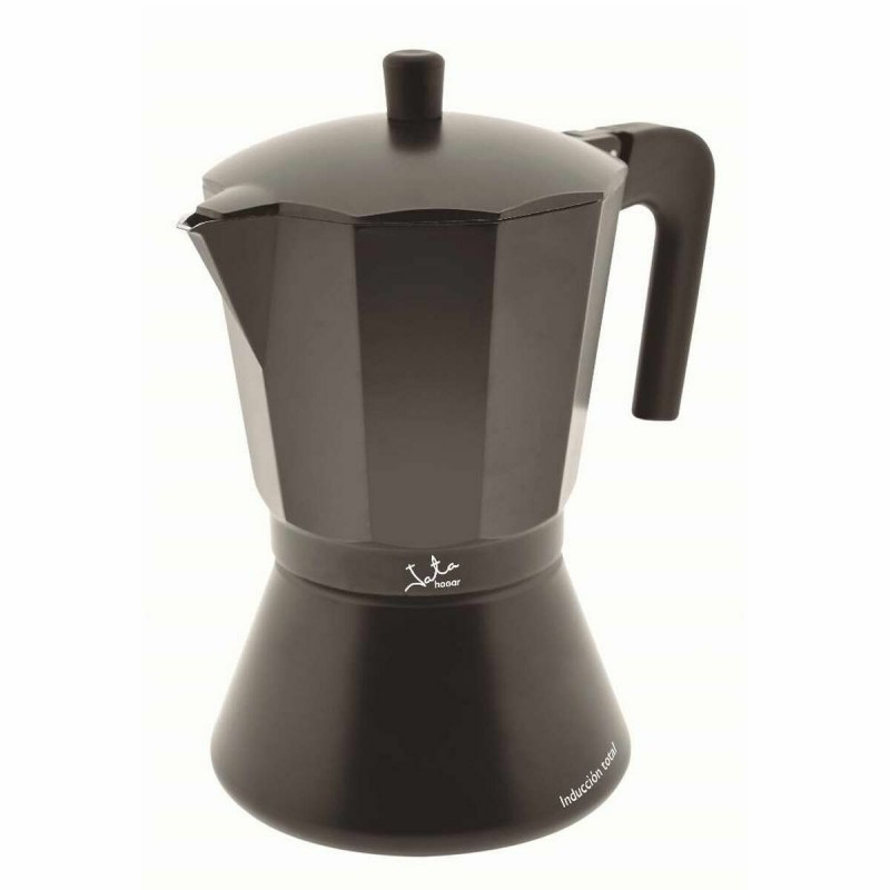 Caffettiera Italiana JATA CFI12 Nero Alluminio 12 Tazze