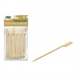 Set di Spiedini per Barbecue Algon Bambù 100 Pezzi 13,5 cm (18 Unità)