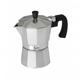 Caffettiera Italiana JATA CCA3          * Argentato Alluminio 3 Tazze