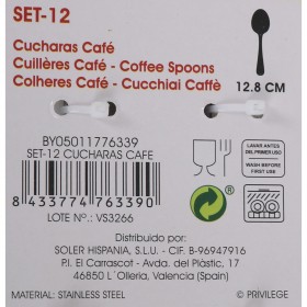Set di Cucchiai Privilege 12 Pezzi Caffè (24 Unità)