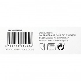 Set di Bicchieri Inde Passion 550 ml 6 Pezzi
