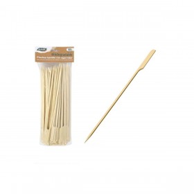 Set di Spiedini per Barbecue Algon Bambù 100 Pezzi 24 cm (12 Unità)