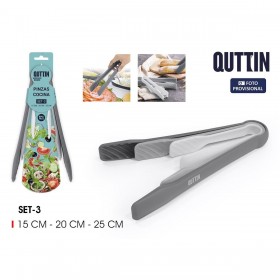 Pinze da Cucina Quttin 15 cm 25 cm 20 cm 3 Pezzi (24 Unità)