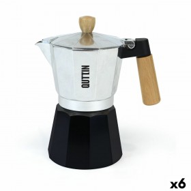 Caffettiera Italiana Quttin Alluminio 6 Tazze (6 Unità)