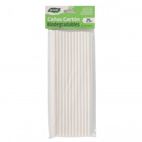 Cannuccia Riutilizzabile Algon 19,7 x 0,6 cm 25 Pezzi 24 Unità