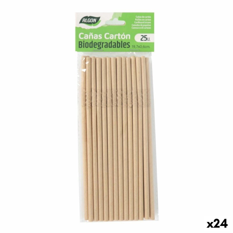 Cannuccia Riutilizzabile Algon 19,7 x 0,6 cm 25 Pezzi 24 Unità
