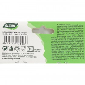 Cannuccia Riutilizzabile Algon 19,7 x 0,6 cm 25 Pezzi 24 Unità
