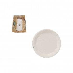 Set di piatti Algon Bianco 17 cm 10 Pezzi (24 Unità)