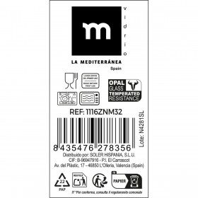 Ciotola La Mediterránea Coup basic 16 x 5,3 cm (48 Unità)