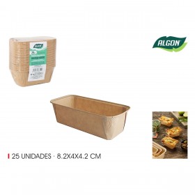 Set di Stampi da Pasticceria Algon Carta 8,2 x 4 x 4,2 cm 25 Pezzi (36 Unità)