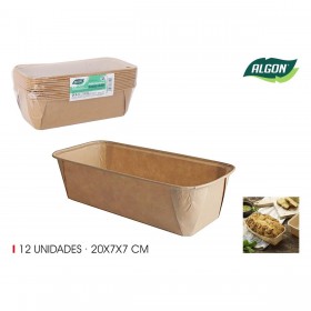 Set di Stampi da Pasticceria Algon Carta 20 x 7 x 7 cm 12 Pezzi (24 Unità)