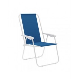 Marbueno Sedia Pieghevole Acciaio Assortita Spiaggia e Piscina 59X51X83 cm 10170