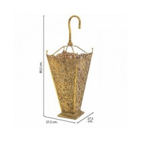 Portaombrelli Alexandra House Living Oro 27 x 80 x 27 cm