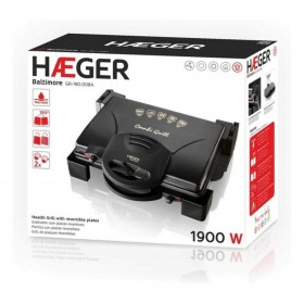 Grill Haeger GR-190.008A 1900W Nero Acciaio inossidabile