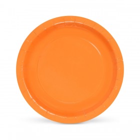 Set di piatti Algon Arancio 20 cm 10 Pezzi (24 Unità)