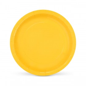Set di piatti Algon Giallo 20 cm 10 Pezzi (24 Unità)