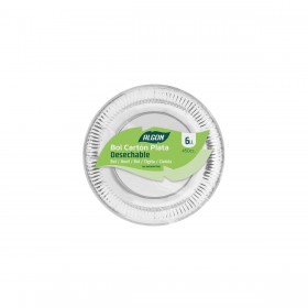 Set di piatti Algon Argentato 450 ml 6 Pezzi (18 Unità)