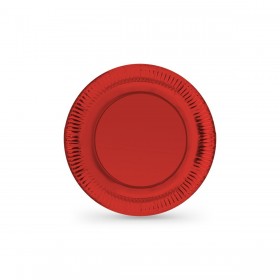 Set di piatti Algon Rosso 18 cm 12 Pezzi (18 Unità)