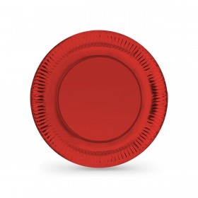 Set di piatti Algon Rosso 23 cm 10 Pezzi (18 Unità)