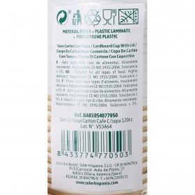 Set di Bicchieri Algon Marrone 120 ml 12 Pezzi (18 Unità)