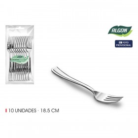 Set di Forchette Algon 18,5 cm 10 Pezzi (24 Unità)