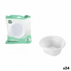 Set da Aperitivo Algon Plastica 250 ml 12 x 12 x 5 cm 12 Pezzi (24 Unità)