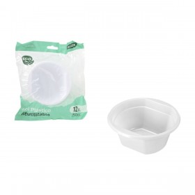 Set da Aperitivo Algon Plastica 250 ml 12 x 12 x 5 cm 12 Pezzi (24 Unità)