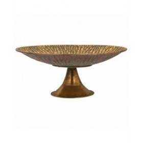 Centrotavola Alexandra House Living Oro Ferro 47 x 19 x 47 cm