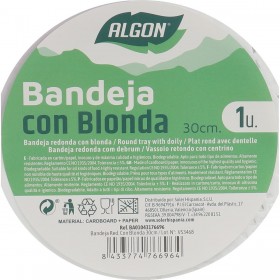 Vassoio per aperitivi Algon Rotondo 30 cm (30 Unità)
