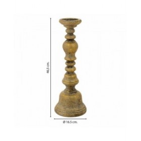 Candelabro Alexandra House Living Oro Resina 16 x 46 x 16 cm